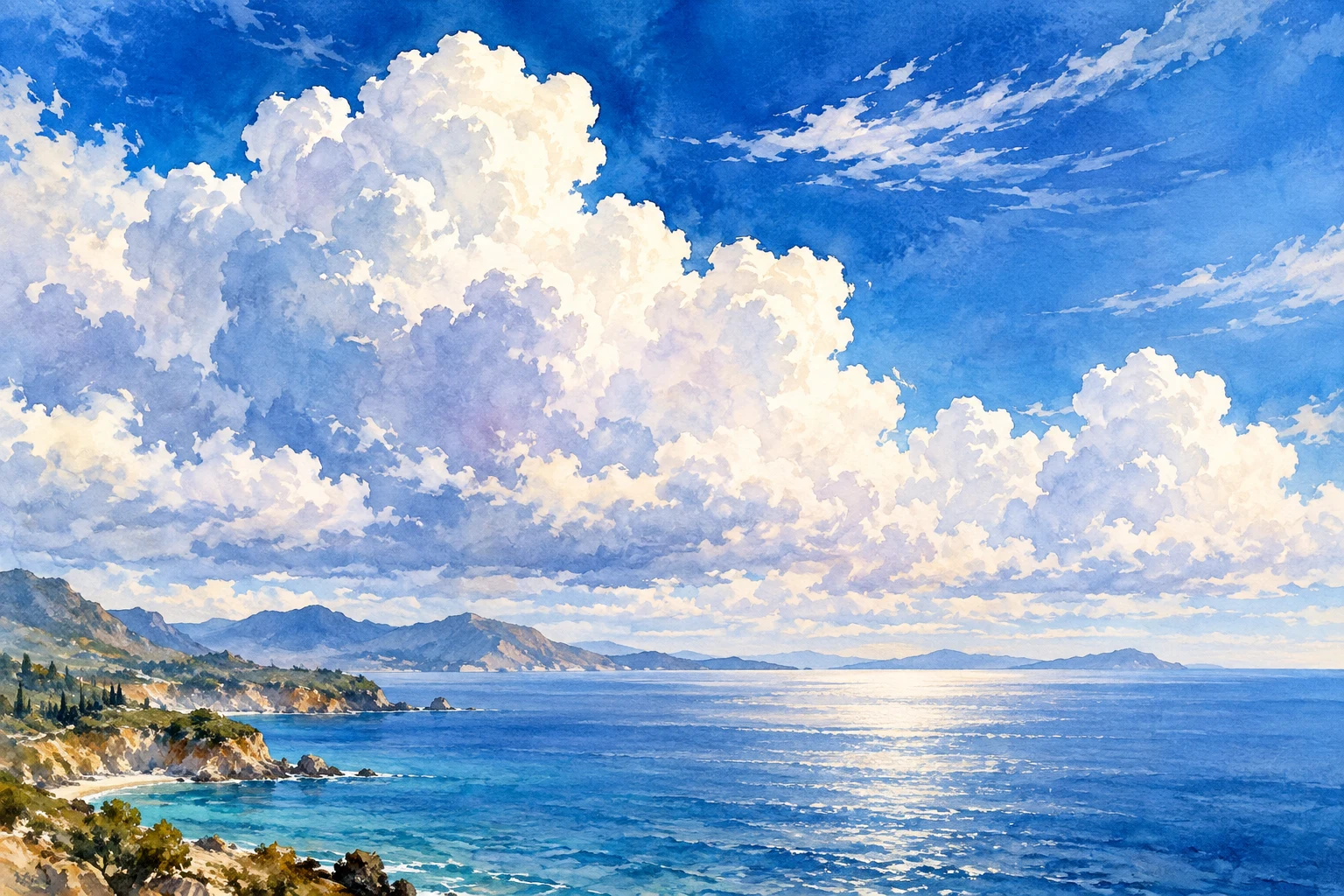 How to Paint Watercolor Clouds: Preserve Light, Shape Soft Edges — original illustrative study