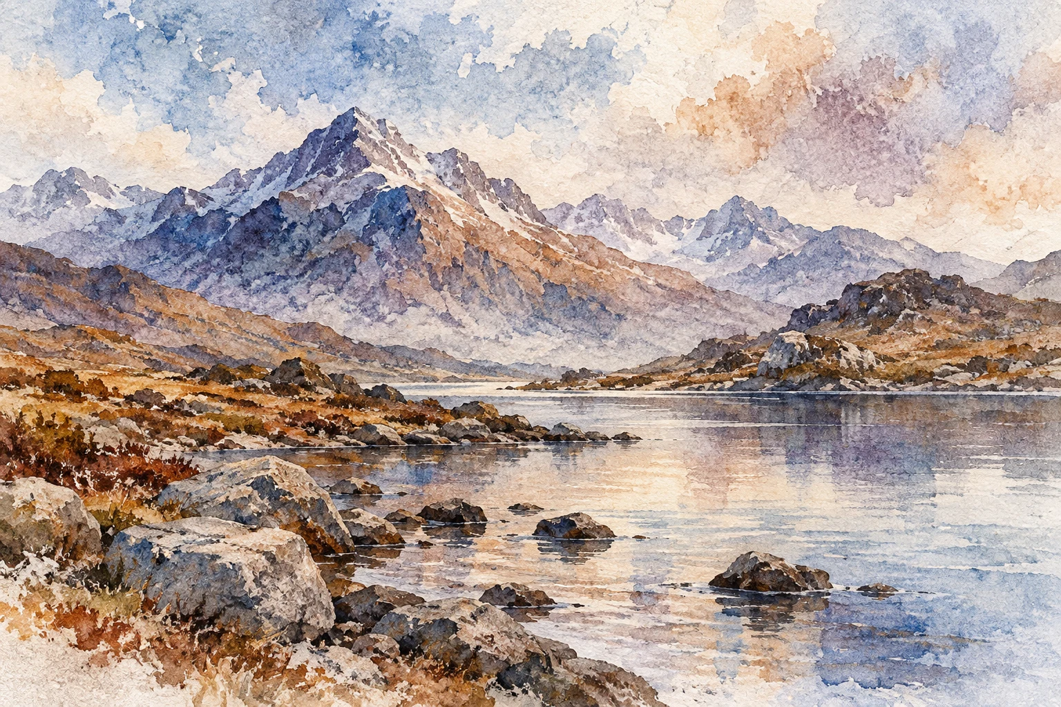 Watercolor Granulation: Create Natural Texture Without Overworking — original illustrative study